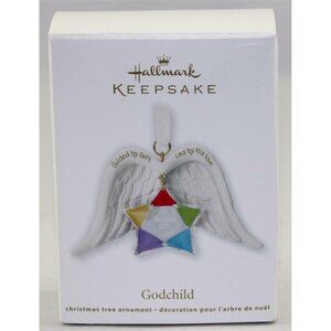 Hallmark Keepsake Godchild Guided By Faith Ornament Angel Wings QXG4209 2011 NEW